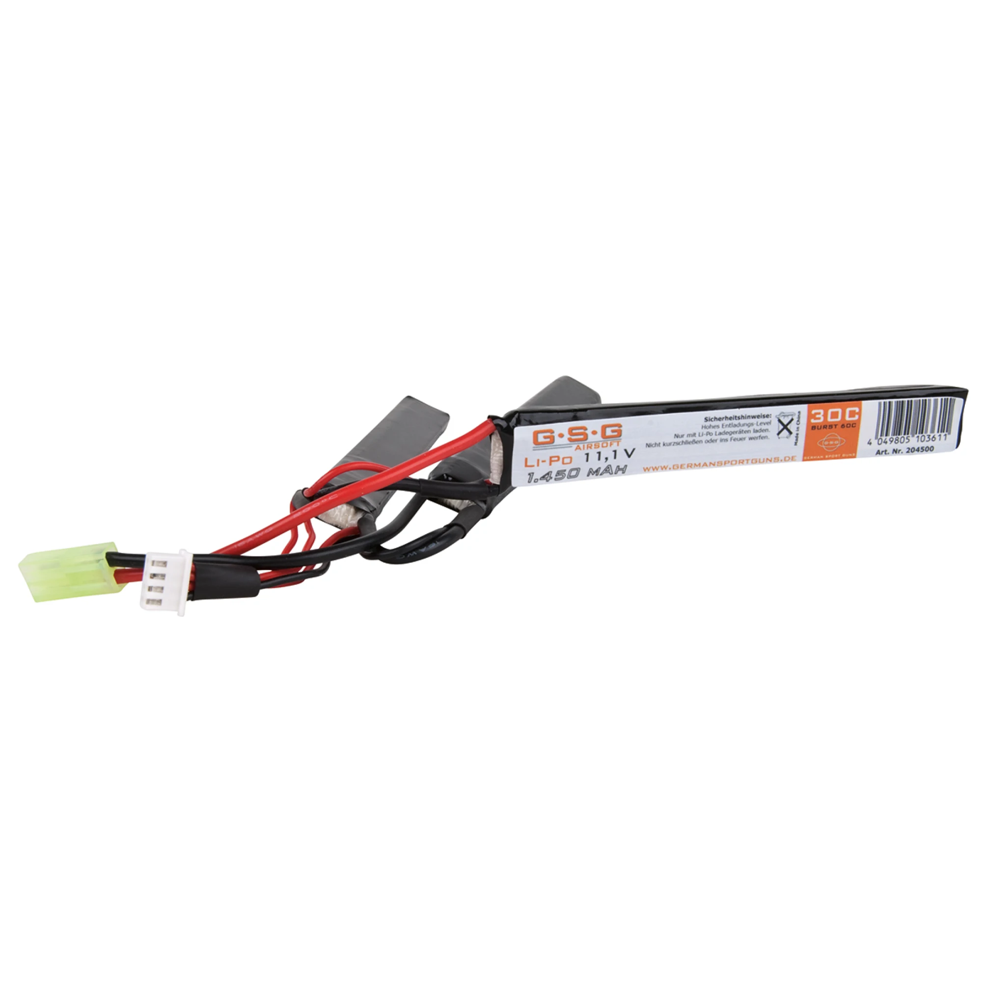 Akku Li-Po 11.1V 1.450 mAh GSG - Airsoft