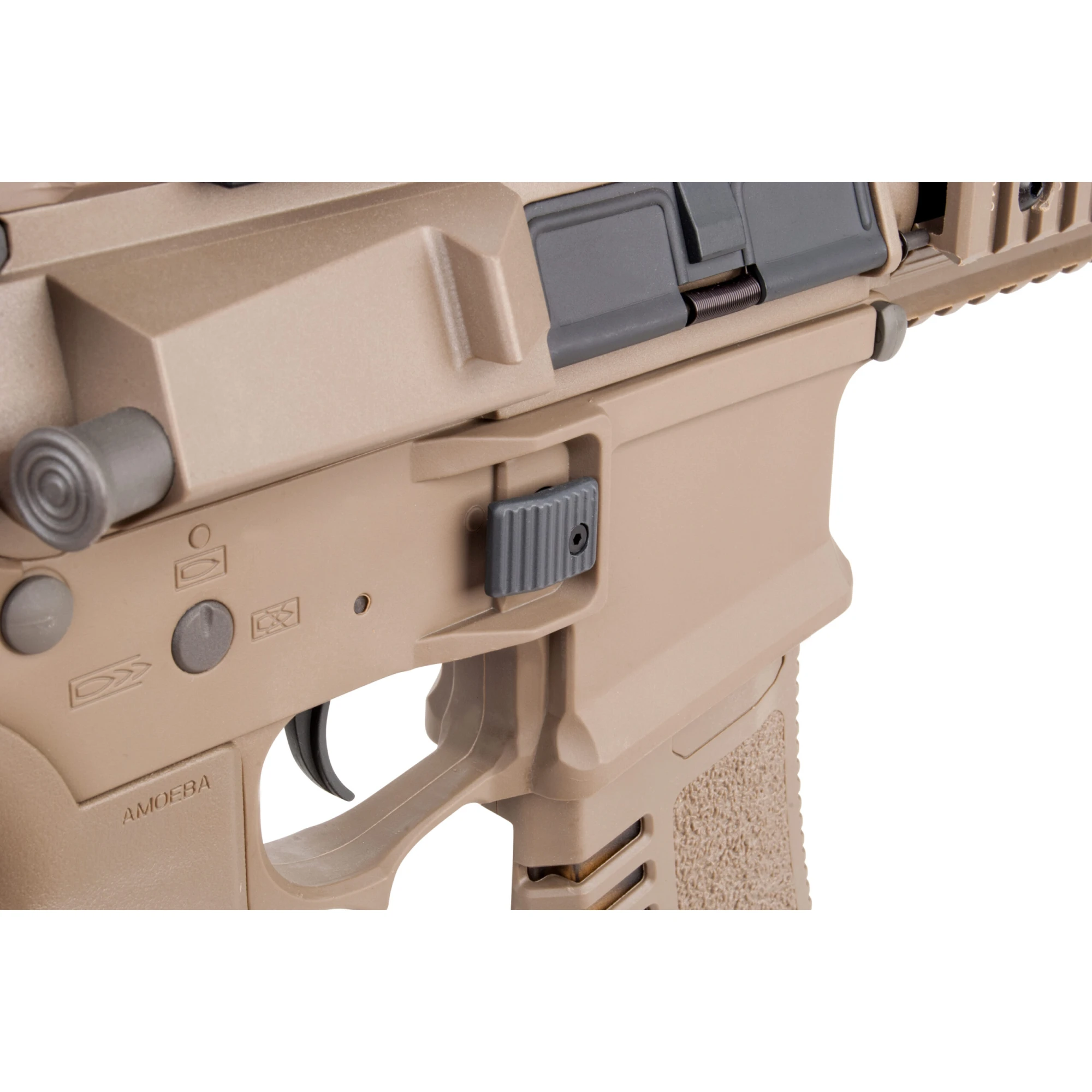 M4 008 FDE Dark Earth 6mm Ares Amoeba - Airsoft AEG – Bild 11