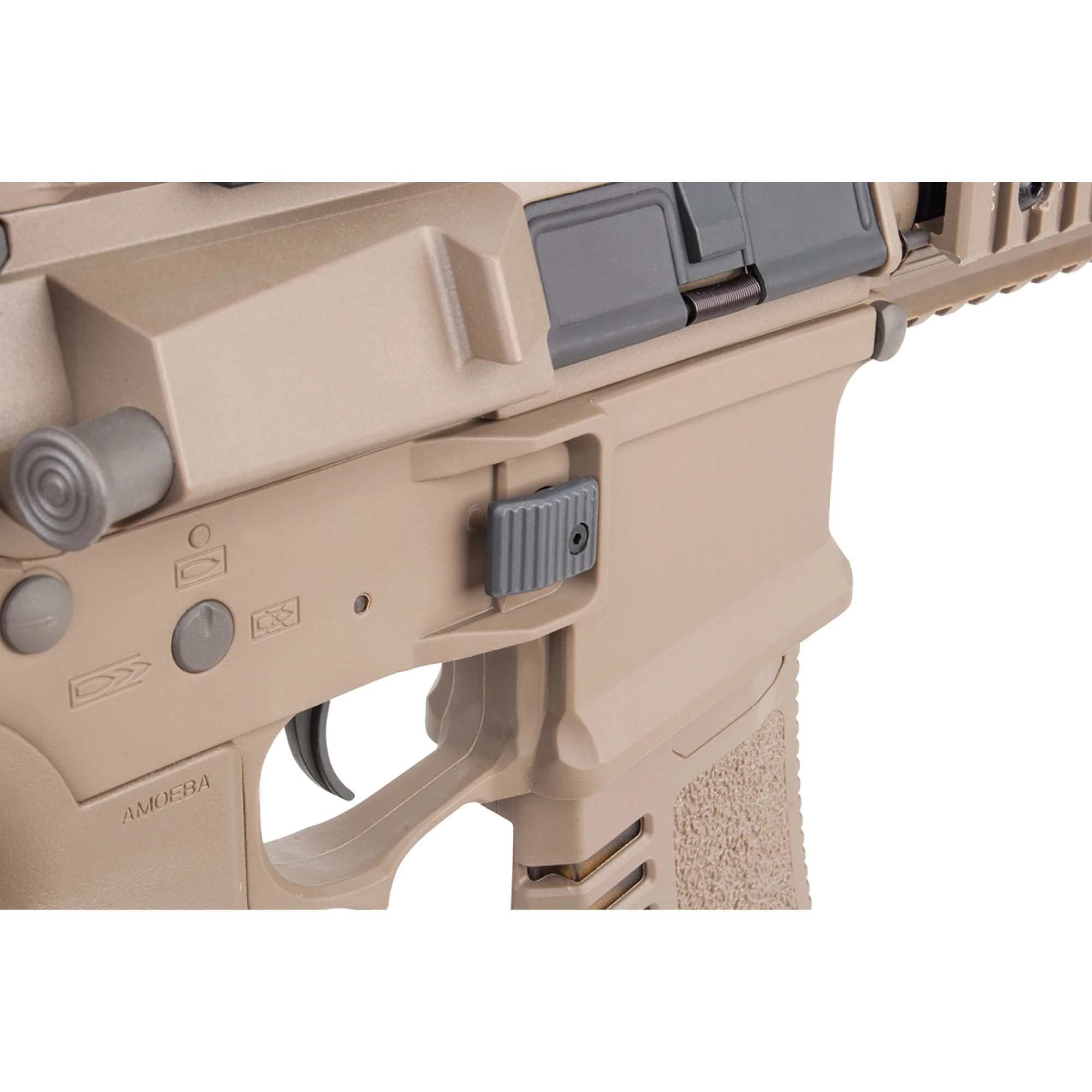 M4 008 FDE Dark Earth 6mm Ares Amoeba - Airsoft AEG – Bild 15