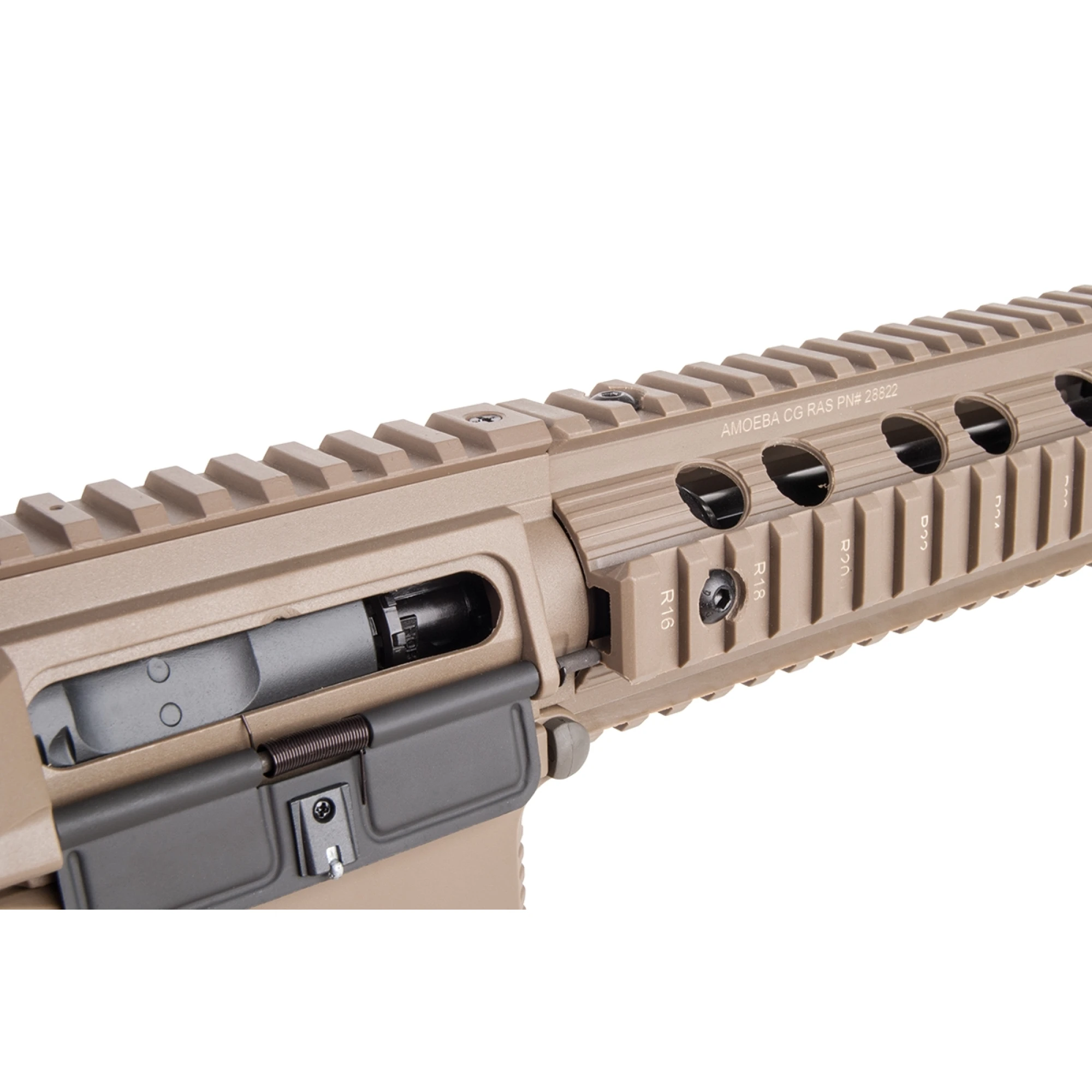 M4 008 FDE Dark Earth 6mm Ares Amoeba - Airsoft AEG – Bild 19