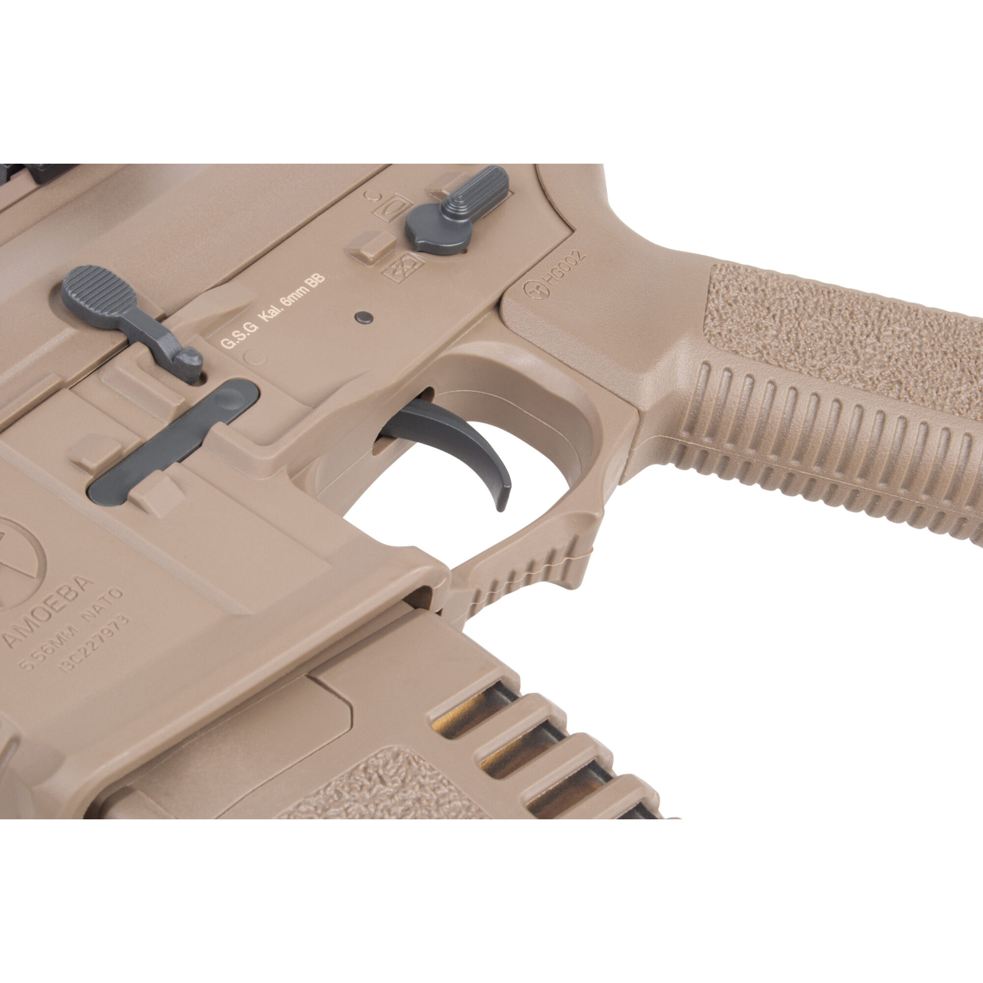 M4 008 FDE Dark Earth 6mm Ares Amoeba - Airsoft AEG – Bild 8