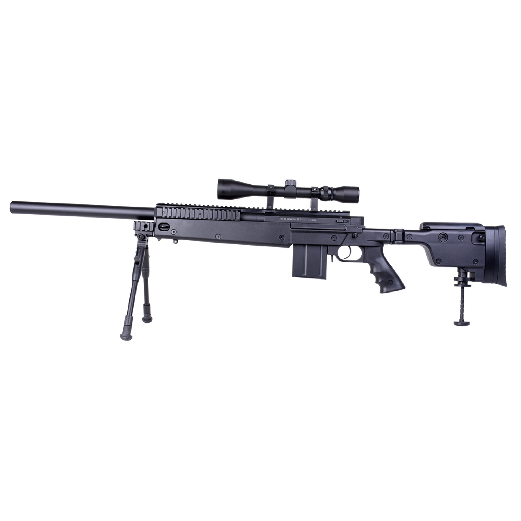 GSG 4406 Sniper Schwarz 6mm - Airsoft Federdruck – Bild 3