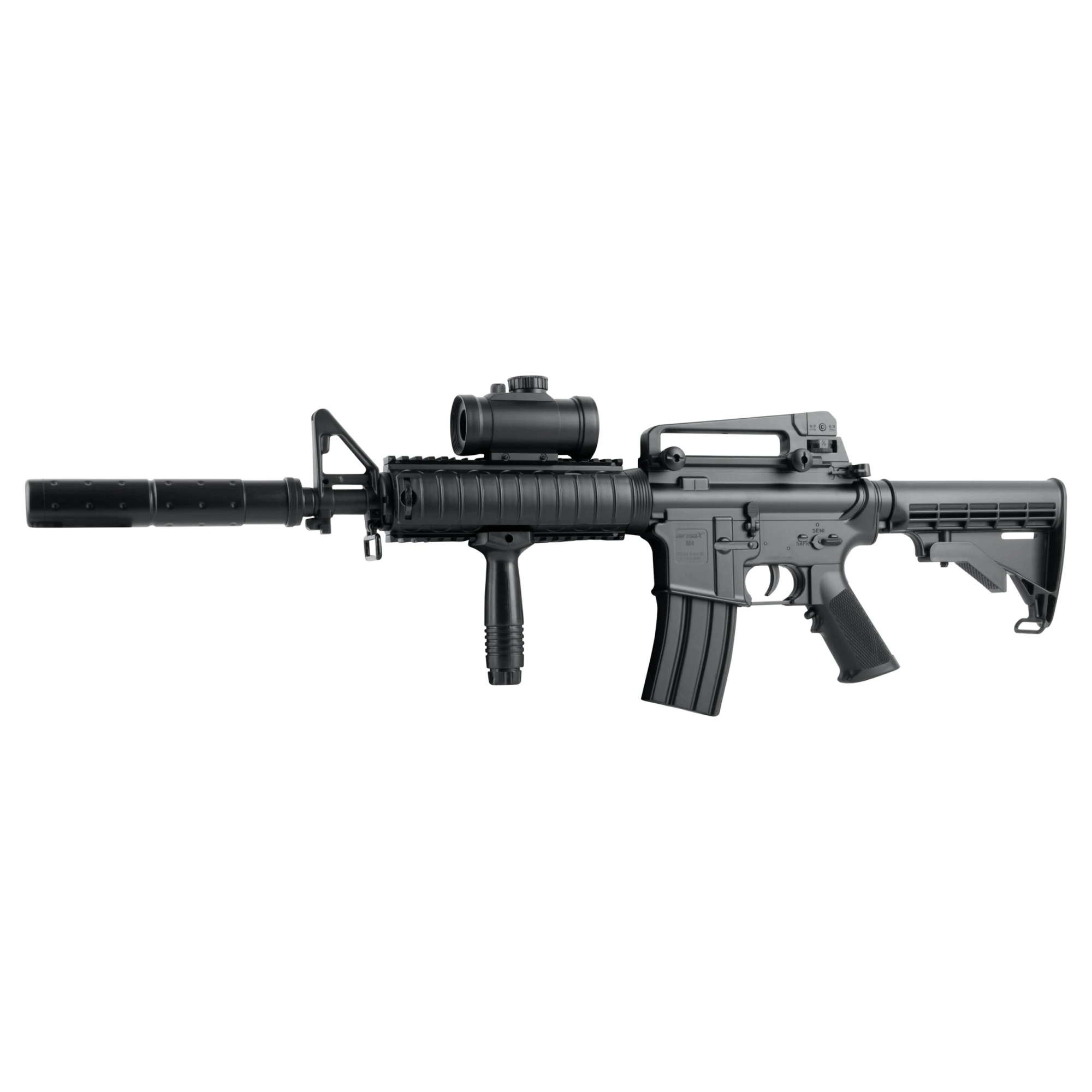 airmaX M4 Schwarz 6mm - Airsoft AEG – Bild 3