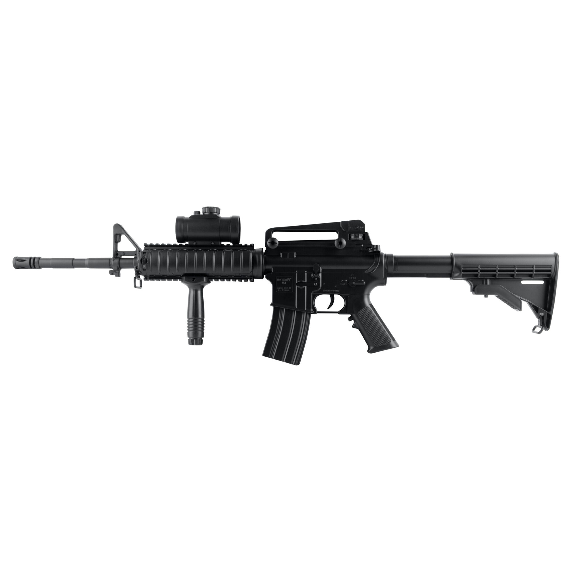 airmaX M4 Schwarz 6mm - Airsoft AEG – Bild 4