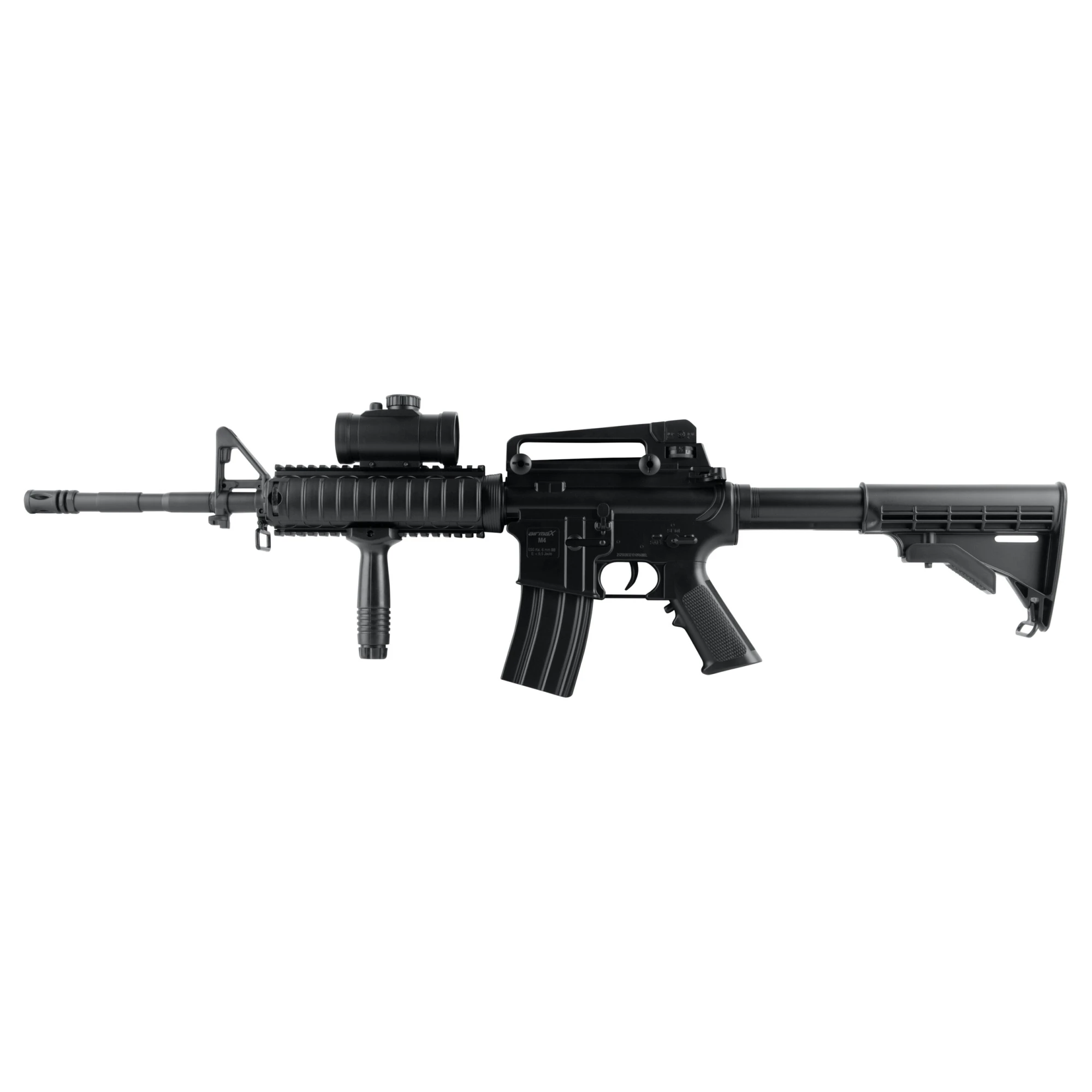 airmaX M4 Schwarz 6mm - Airsoft AEG – Bild 4