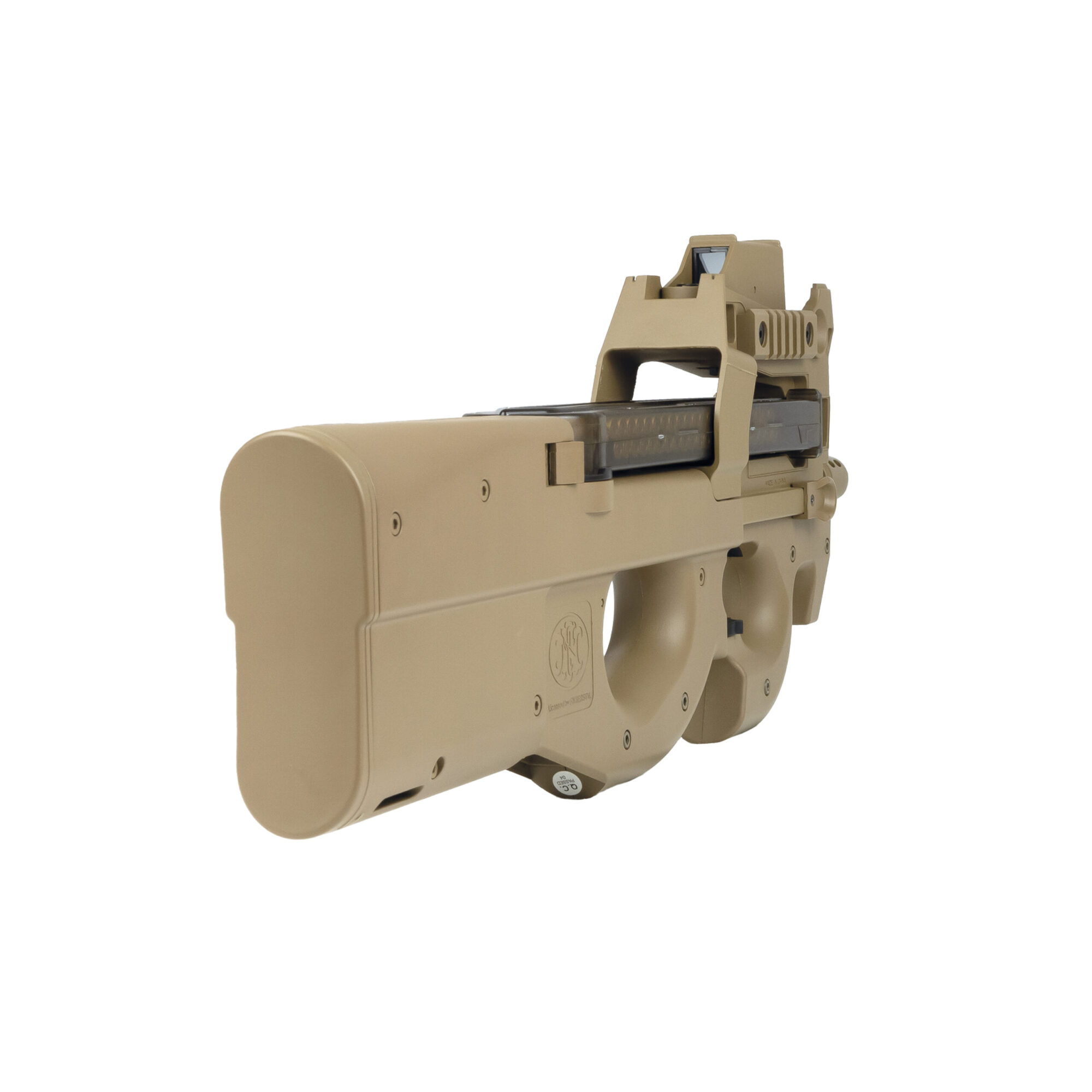 P90 Dark Earth 6mm FN Herstal - Airsoft S-AEG inkl. Red Dot – Bild 3