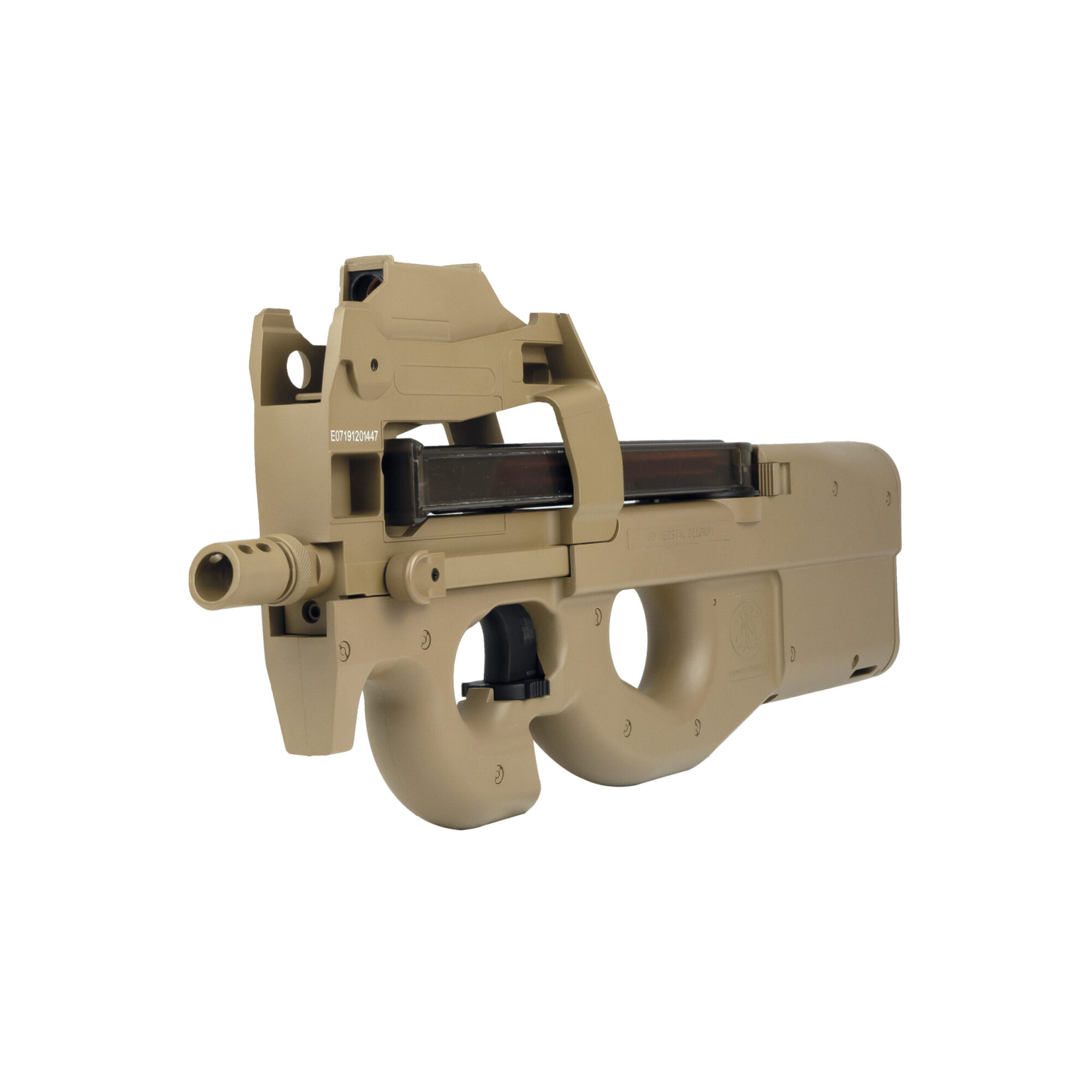 P90 Dark Earth 6mm FN Herstal - Airsoft S-AEG inkl. Red Dot – Bild 4