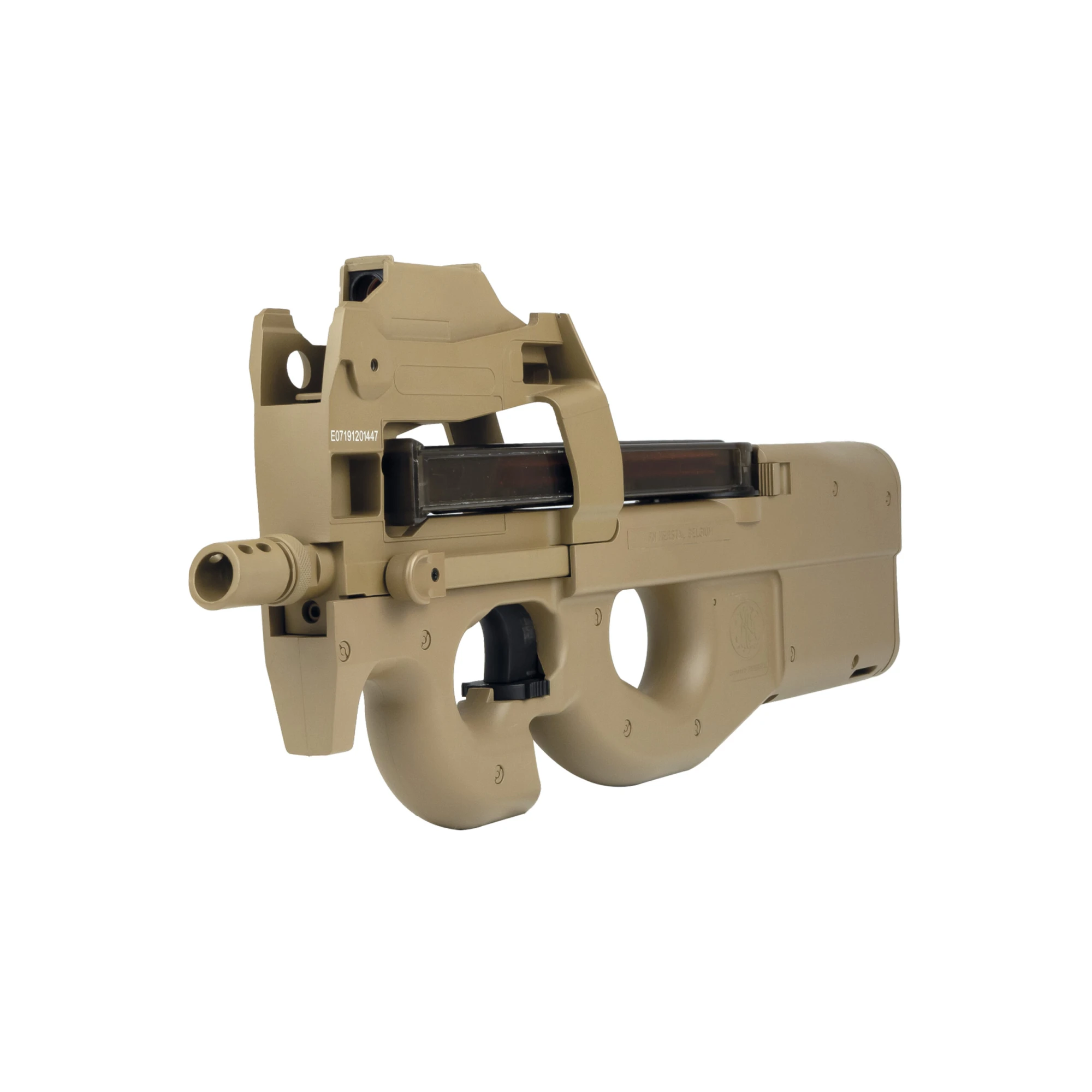 P90 Dark Earth 6mm FN Herstal - Airsoft S-AEG inkl. Red Dot – Bild 4