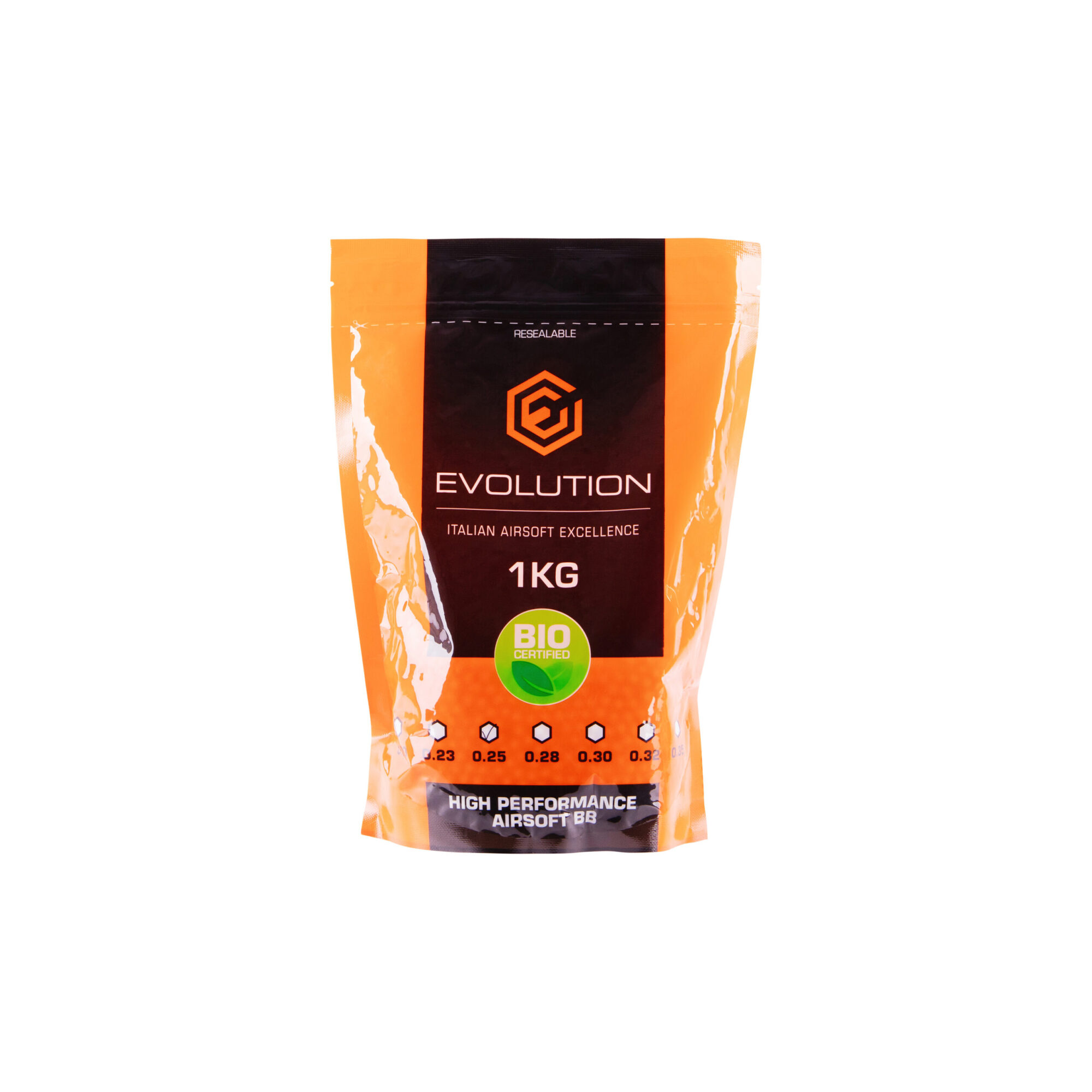 BIO BBs 0.25g 6mm 4.000 Stück Evolution High Performance Airsoft