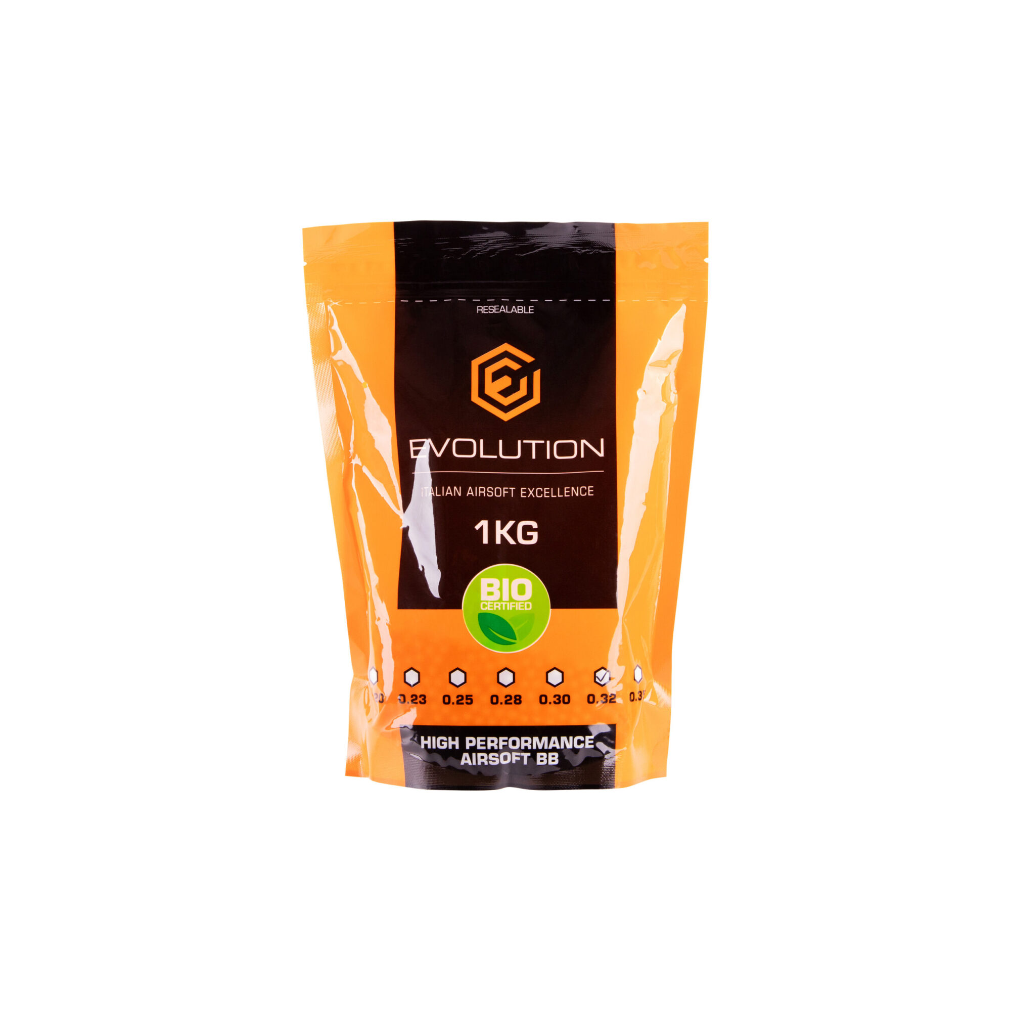 BIO BBs 0.32g 6mm 3.125 Stück Evolution High Performance Airsoft