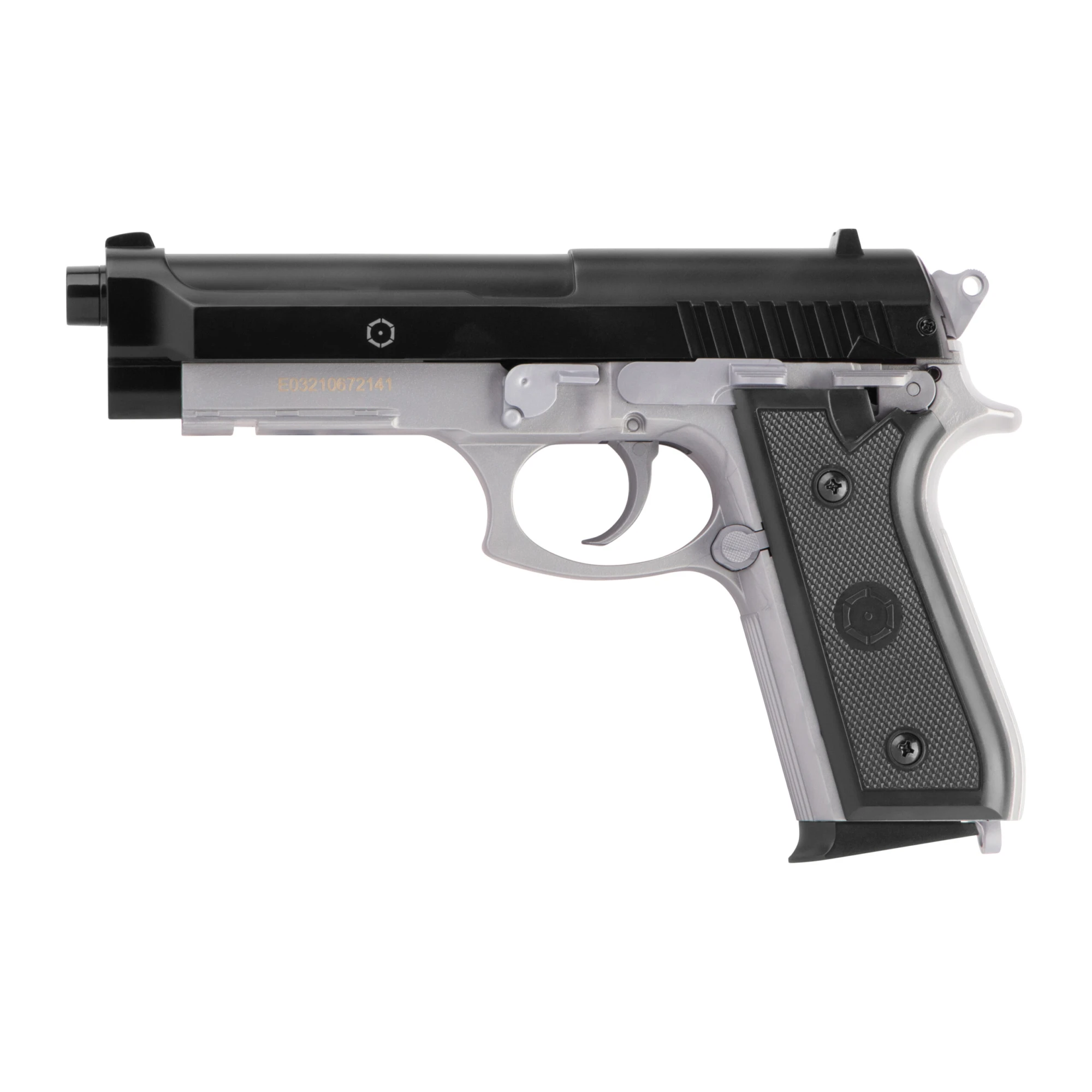 Cybergun PT92 H.P.A. Schwarz/Silber 6mm - Airsoft Federdruck
