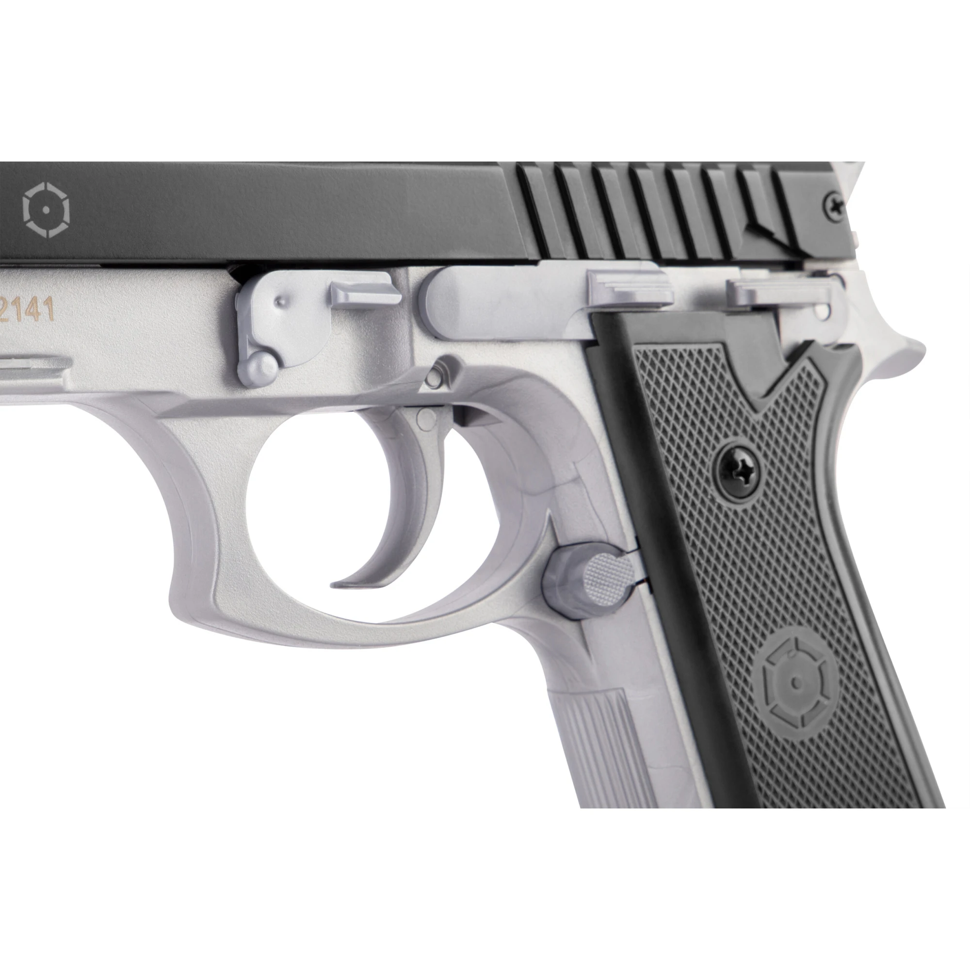 Cybergun PT92 H.P.A. Schwarz/Silber 6mm - Airsoft Federdruck – Bild 3