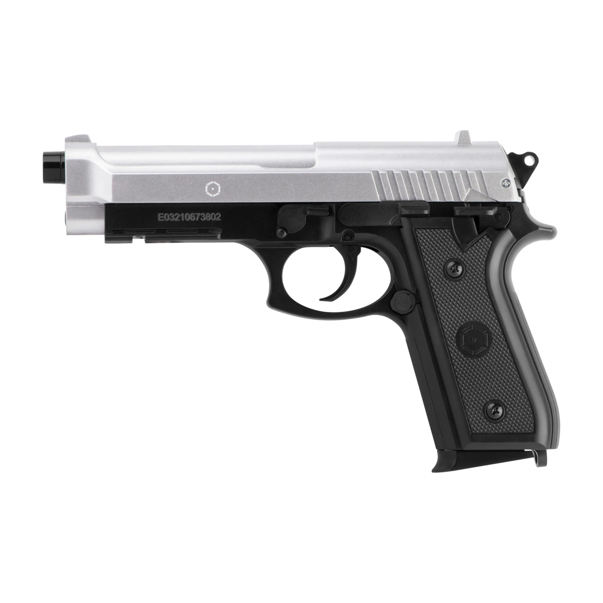 Cybergun PT92 H.P.A. Silber/Schwarz 6mm - Airsoft Federdruck