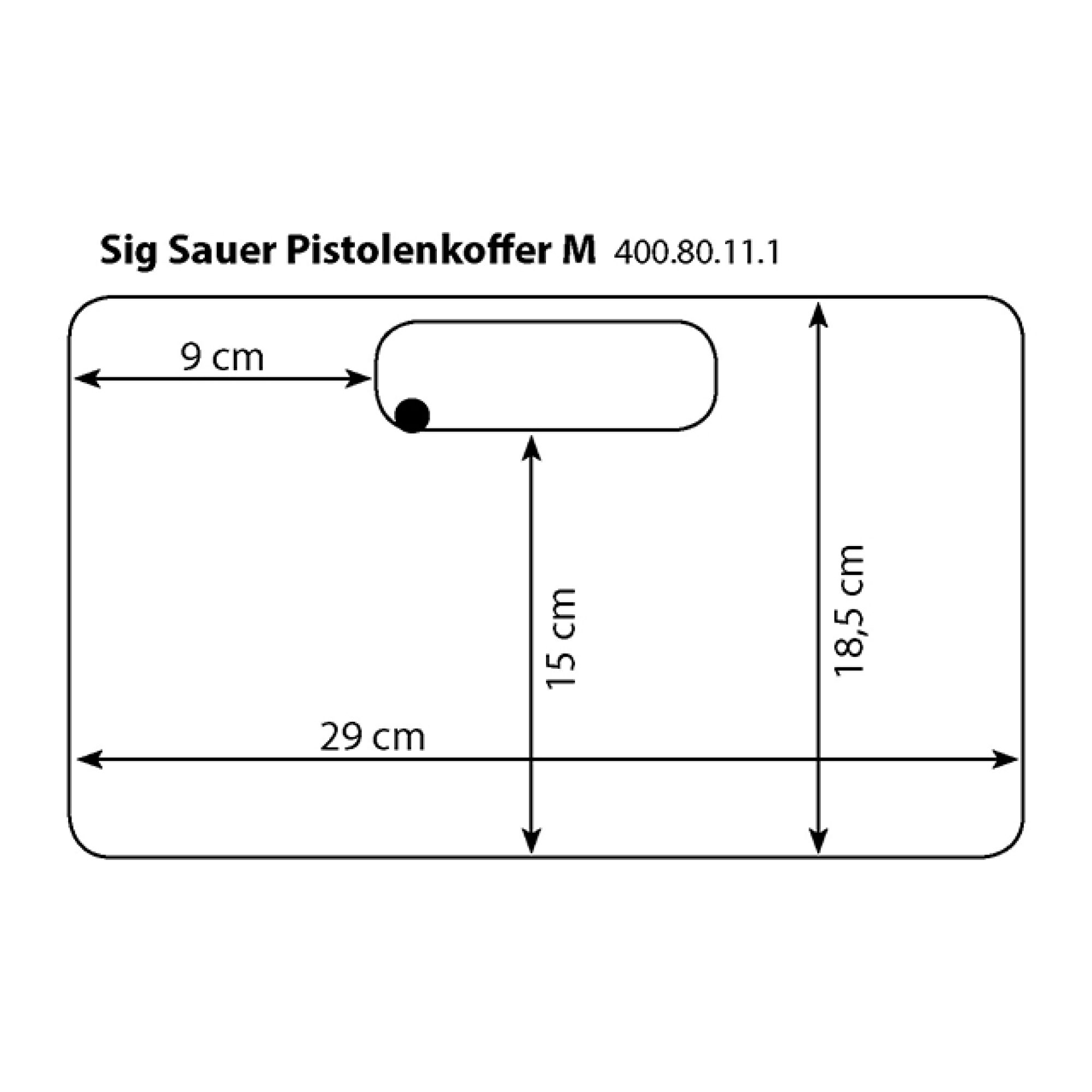 Sig Sauer Koffer Medium Schwarz – Bild 6
