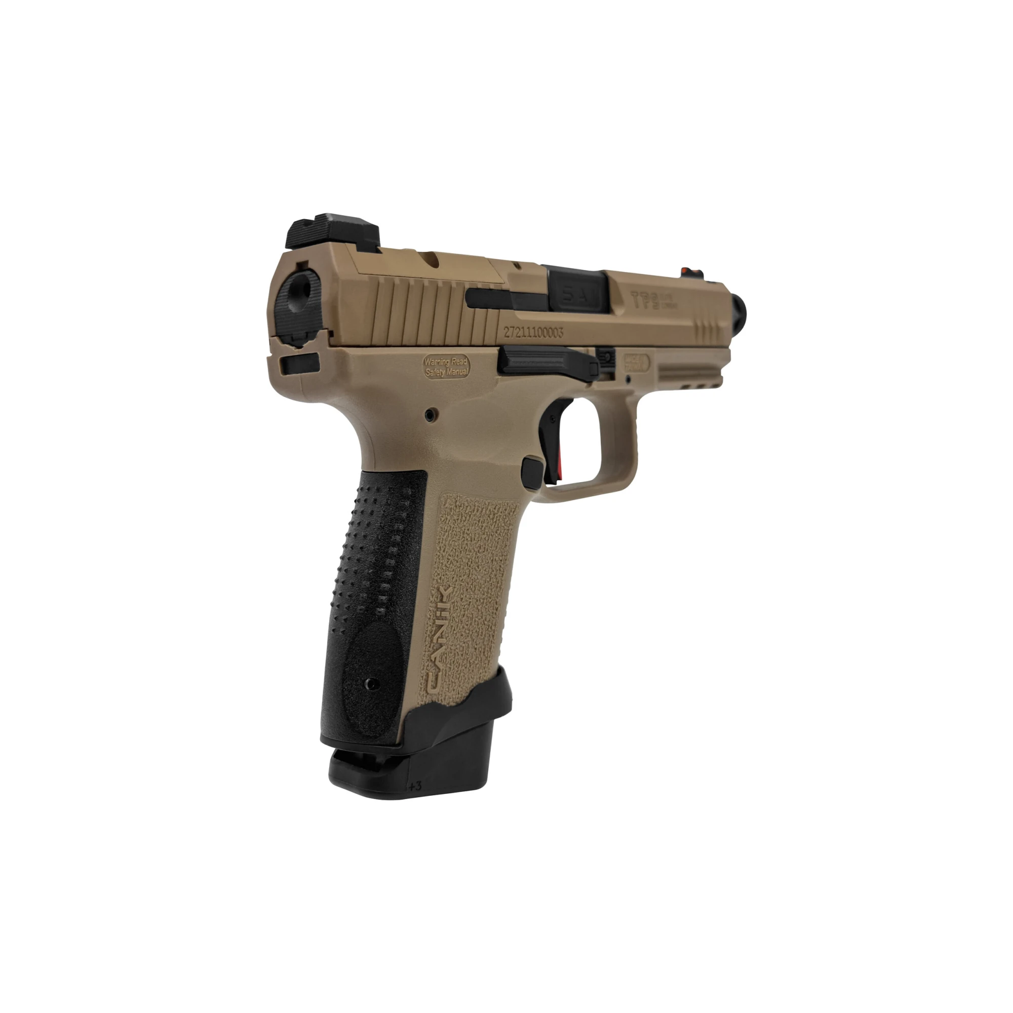 Canik TP 9 FDE Flat Dark Earth Elite Combat 6mm - Airsoft Gas BlowBack – Bild 4