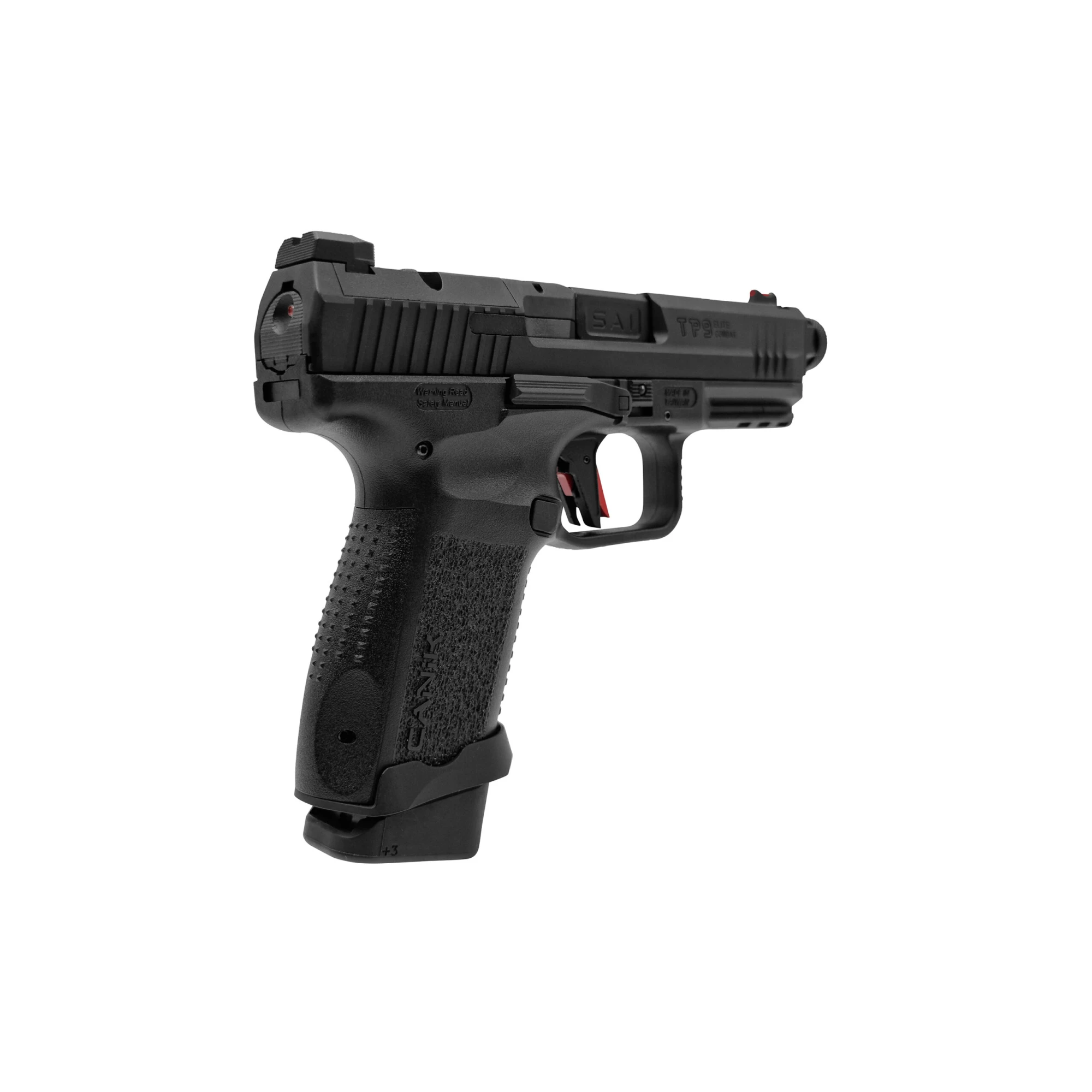 Canik TP 9 Schwarz Elite Combat 6mm - Airsoft Gas BlowBack – Bild 4