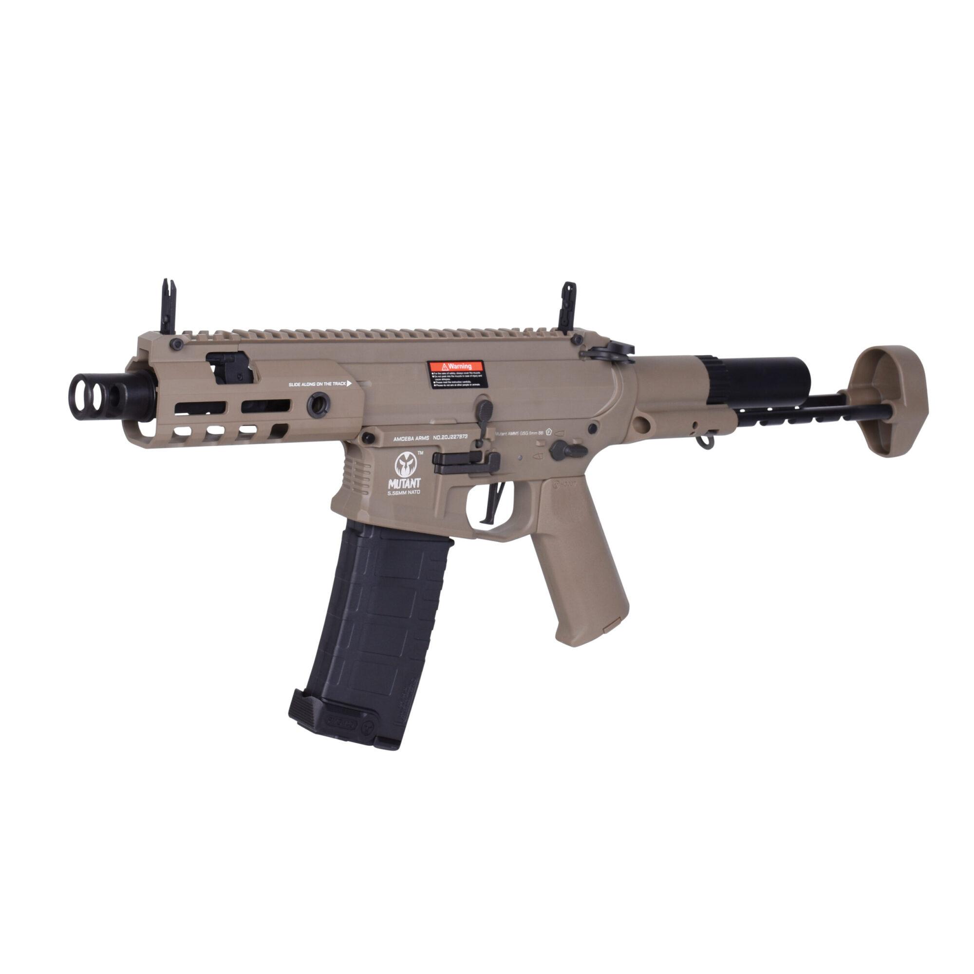 Mutant AMM5 Dark Earth 6mm Ares Amoeba - Airsoft S-AEG – Bild 4