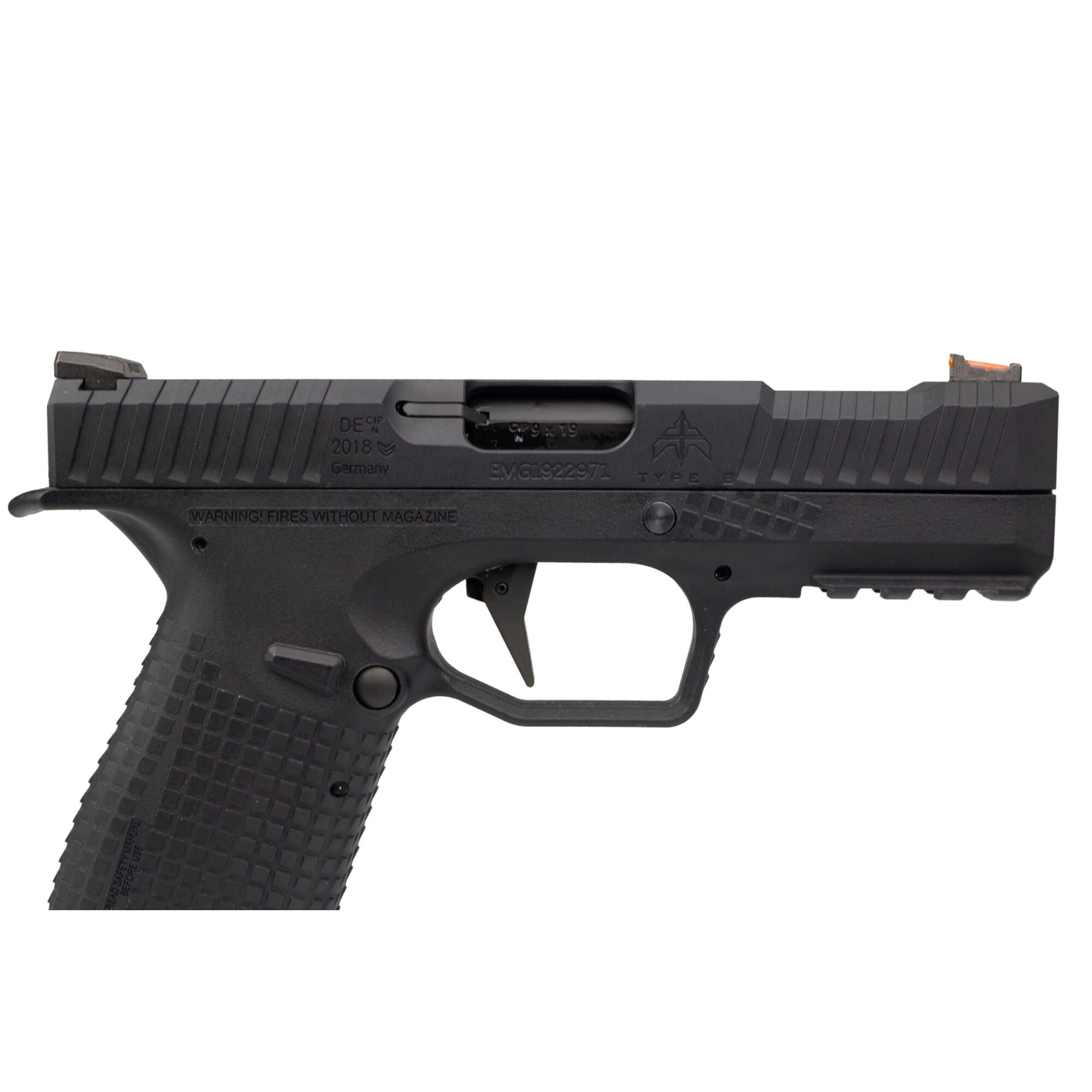 Type B Pistol Schwarz 6mm Archon Firearms - Airsoft Gas BlowBack – Bild 5
