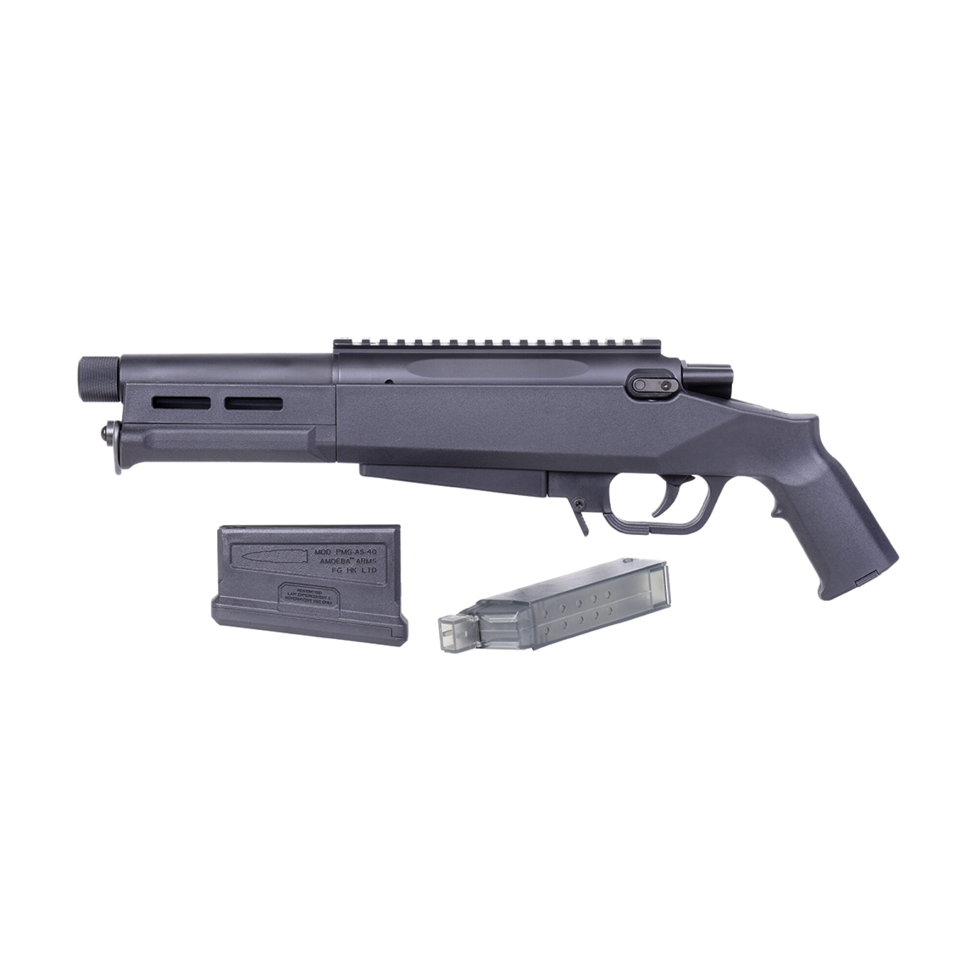 Striker S3 Sniper Schwarz 6mm Ares Amoeba - Airsoft Federdruck – Bild 6