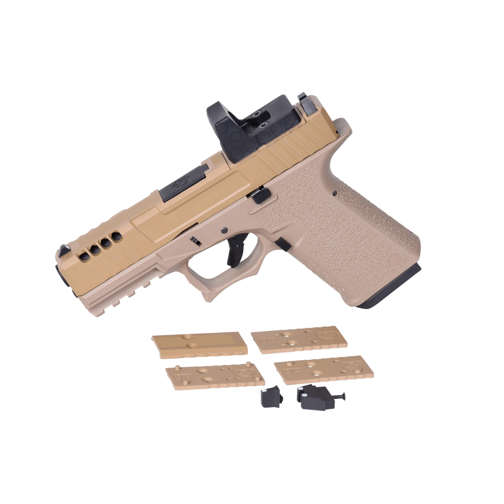 AW Custom VX9 FDE Mod. 1 Precut 6mm - Airsoft Gas BlowBack – Bild 4