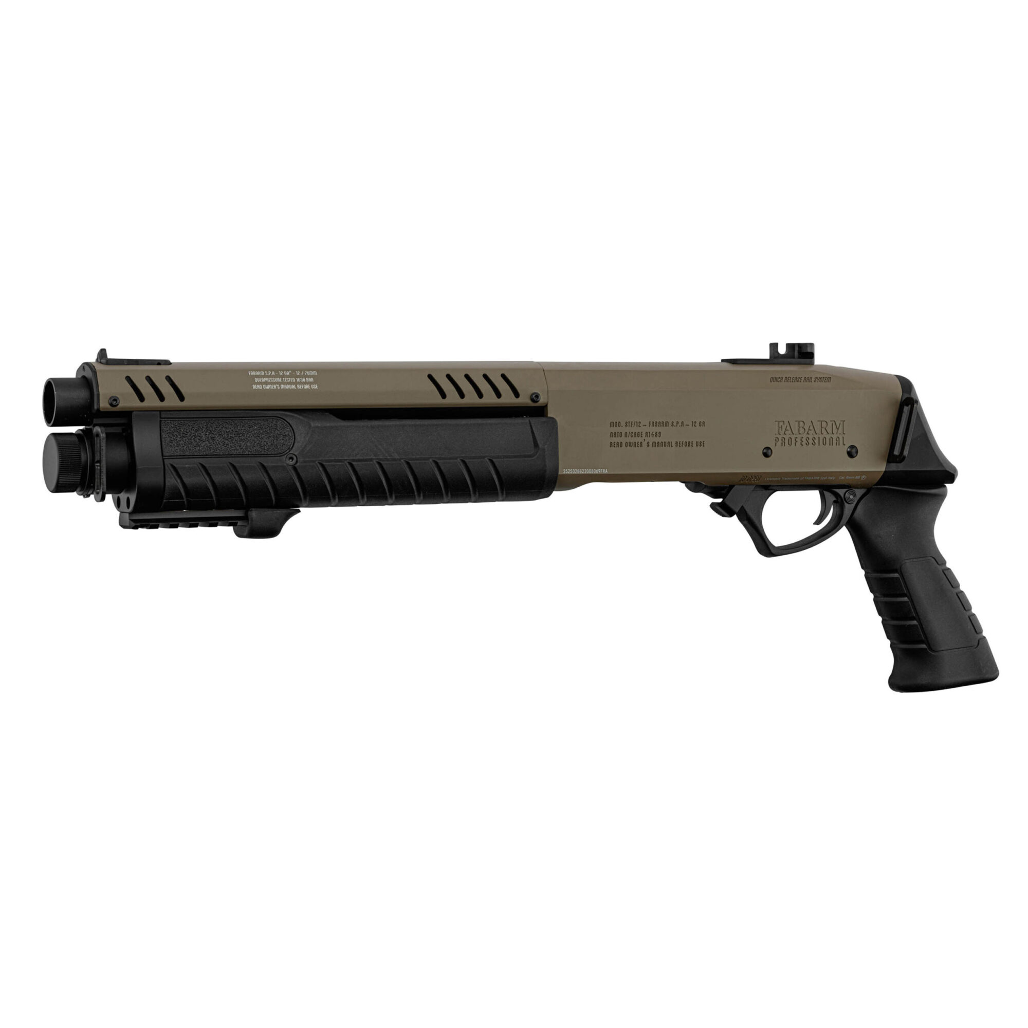 FABARM STF12 Initial US Tan Short  6mm - Airsoft Gas Non BlowBack – Bild 3