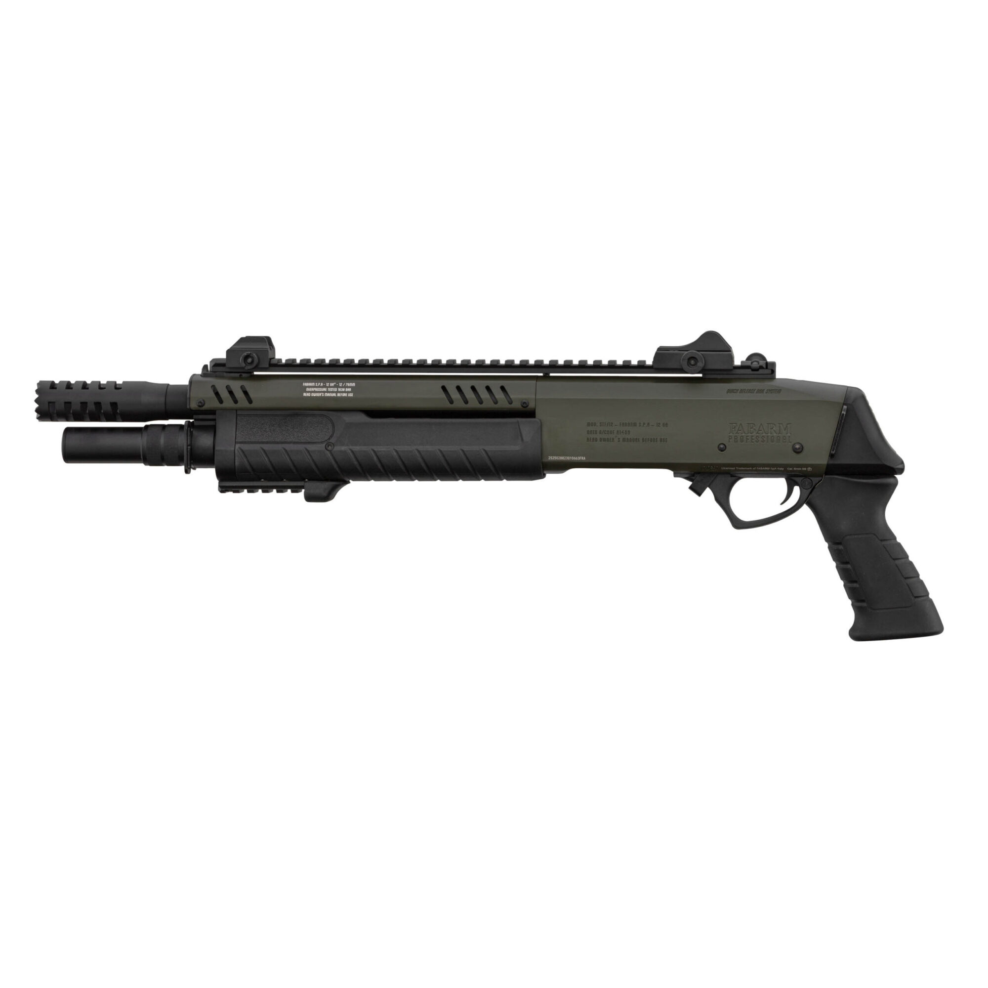 FABARM STF12 Short OD Green 6mm - Airsoft Gas Non BlowBack