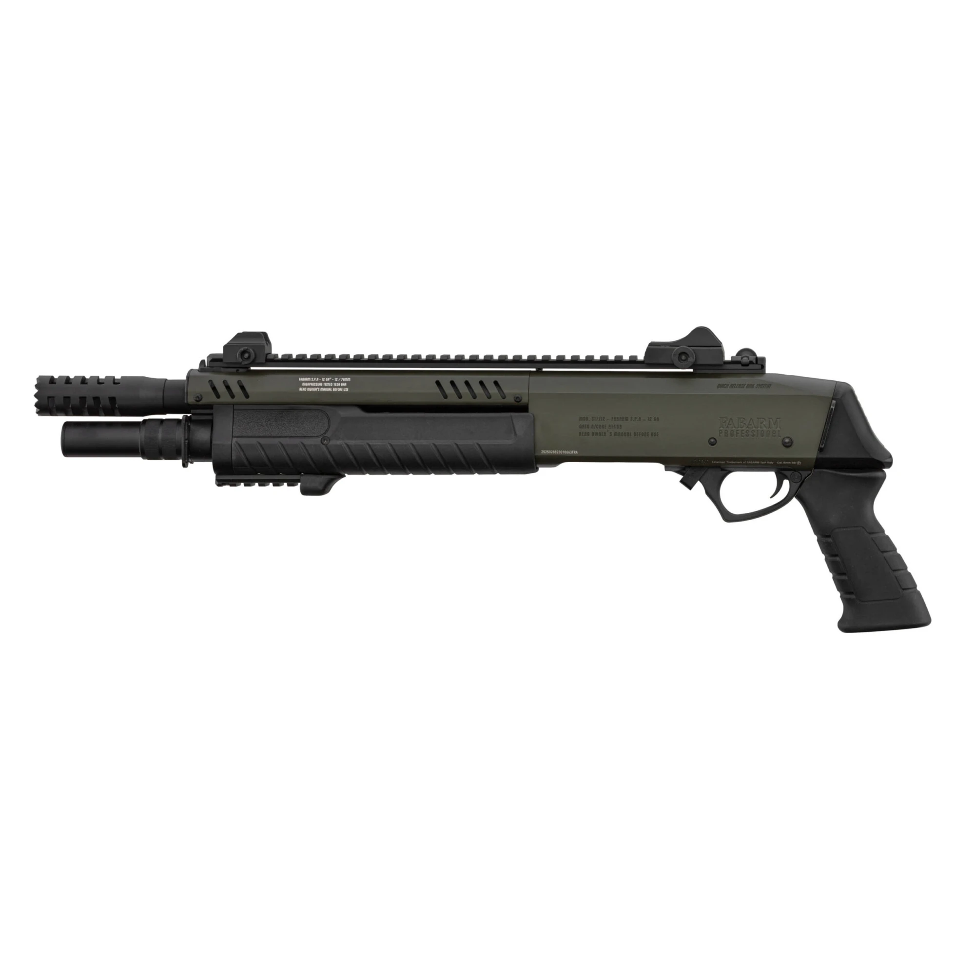 FABARM STF12 Short OD Green 6mm - Airsoft Gas Non BlowBack