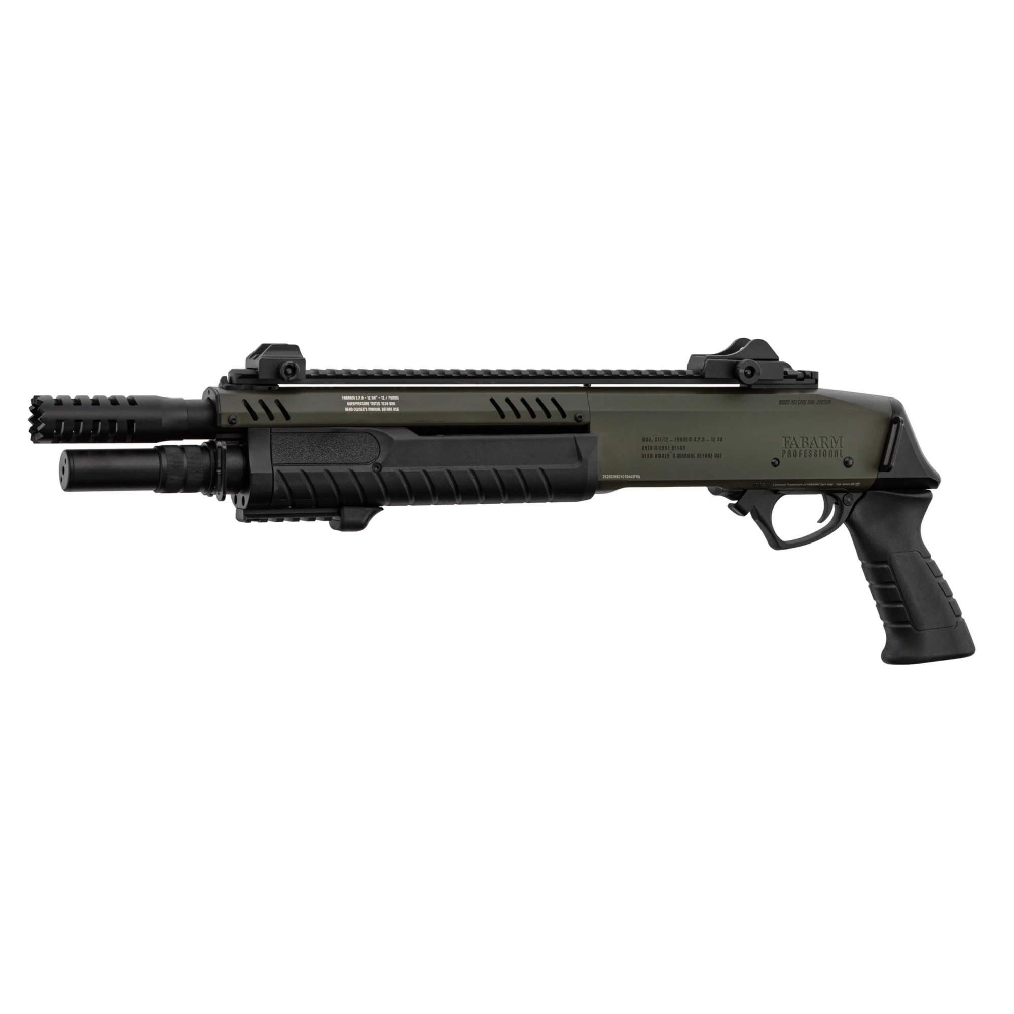 FABARM STF12 Short OD Green 6mm - Airsoft Gas Non BlowBack – Bild 3