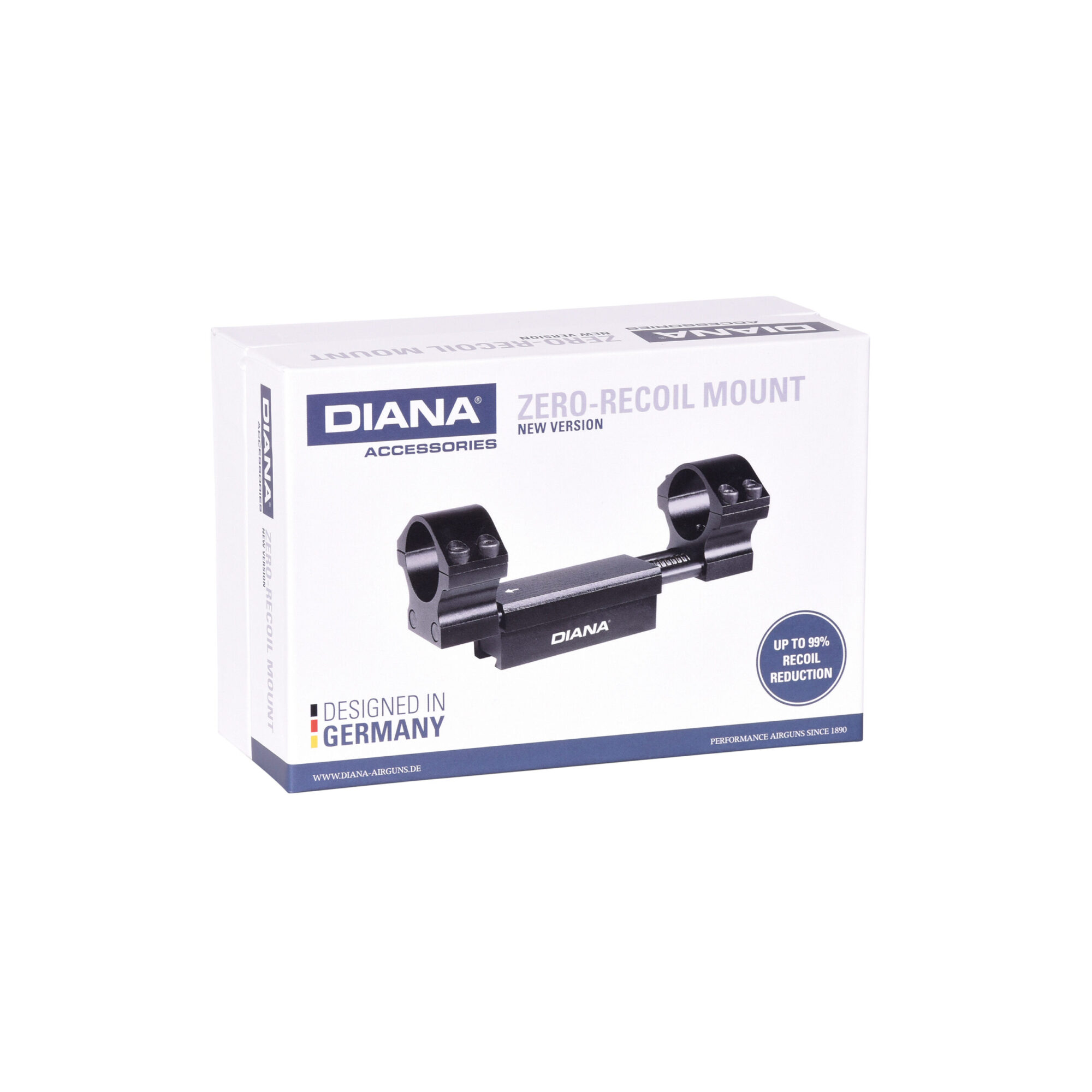 Blockmontage 30 mm Medium DIANA Zero Recoil Aluminium – Bild 8