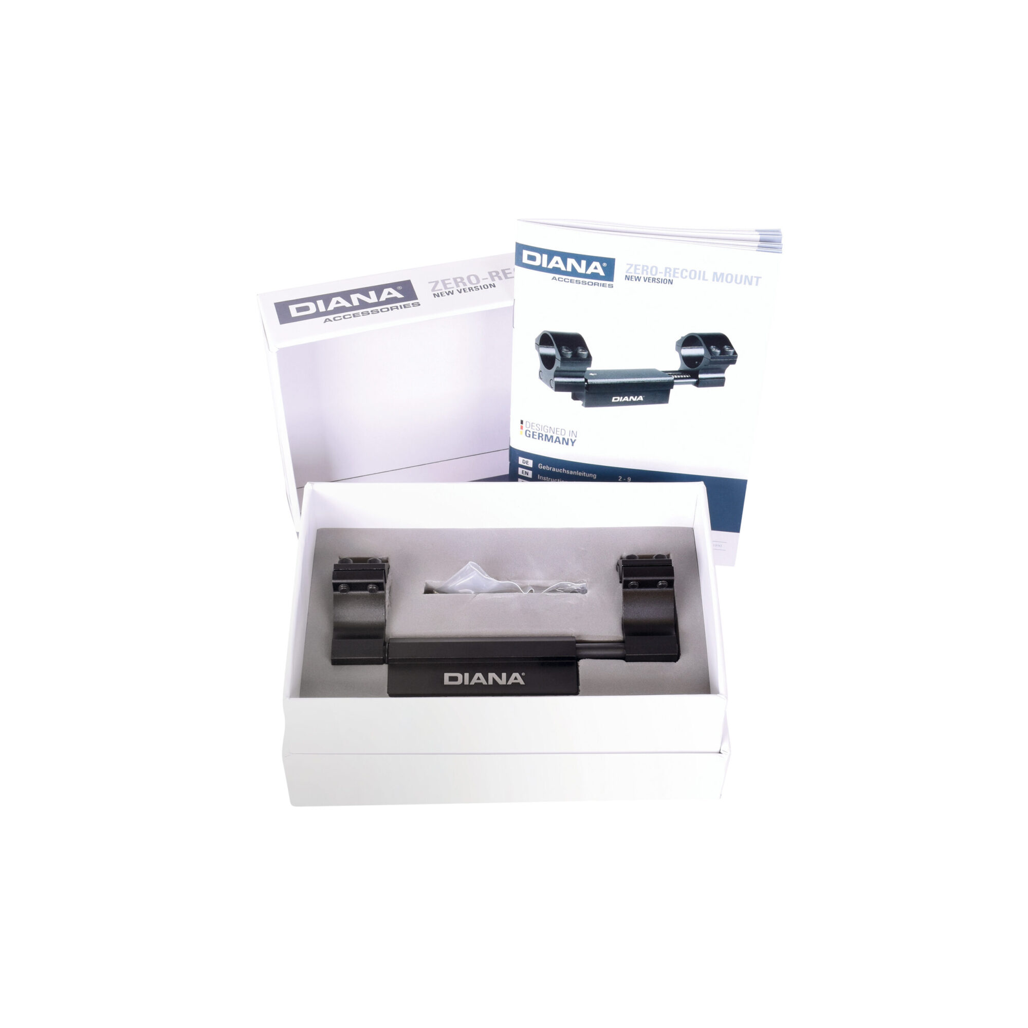 Blockmontage 30 mm Medium DIANA Zero Recoil Aluminium – Bild 9