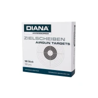 Papier Zielscheiben 14x14cm 100 Stück DIANA
