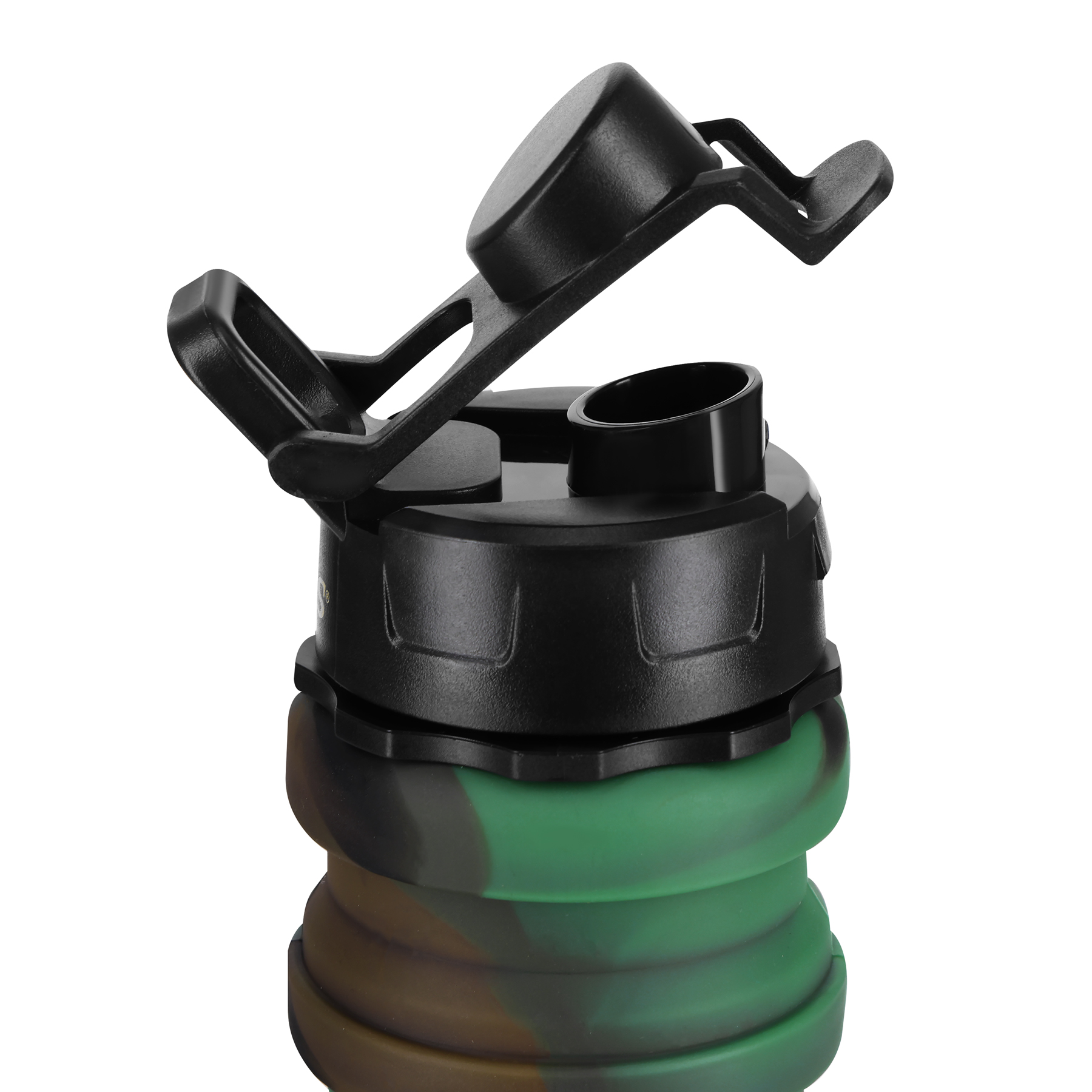 NC4106 SILIKON-TRINKFLASCHE, FALTBAR, 500 ML, GRÜN, NILS – Bild 6