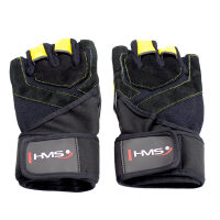 RST01 BLACK/YELLOW GRÖßE S TRAININGSHANDSCHUHE HMS