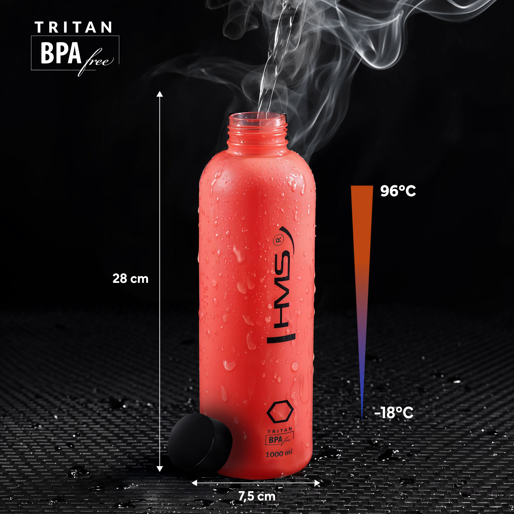 NCD61 TRINKFLASCHE TRITAN RED HMS – Bild 3